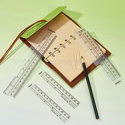 24Pcs 3 Styles Plastic Bookmark Ruler&nbsp;AJEW-FH0006-04B
