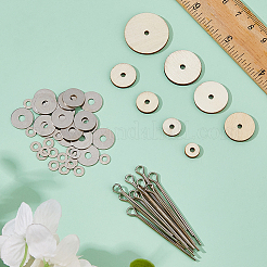 8Sets 8 Styles Wood & Iron Doll Craft for Toy DIY Accessoriesd&nbsp;DIY-FH0008-98