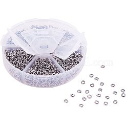 304ステンレススチールオープン丸カン  ラウンド  ステンレス鋼色  4x1mm  18ゲージ  内径約2mm  約410個 /コンパートメント&nbsp;STAS-PH0004-01-4mm