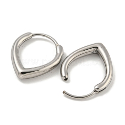 316 Surgical Stainless Steel Hoop Earrings&nbsp;EJEW-D096-18F-AS