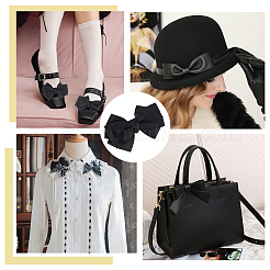 Polyester Shoe Buckle Clips&nbsp;FIND-WH0148-708