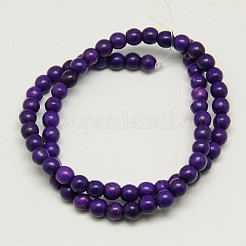 Synthetic Turquoise Beads Strands&nbsp;TURQ-G106-8mm-02M