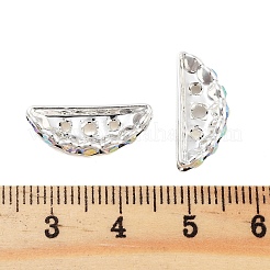 Rack Plating Brass Rhinestone Spacer Beads&nbsp;KK-S379-14P-A
