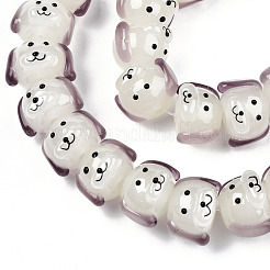 Handmade Lampwork Beads Strands&nbsp;LAMP-N021-42E