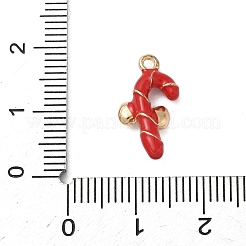 Christmas Alloy Enamel Pendants&nbsp;ENAM-F156-01G-09