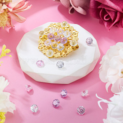 9Pcs 3 Colors Cubic Zirconia Cabochons&nbsp;ZIRC-TA0001-30A