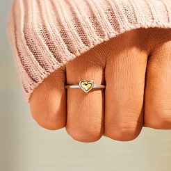 Heart 925 Sterling Silver Finger Rings for Women&nbsp;FS-WG1734C-02