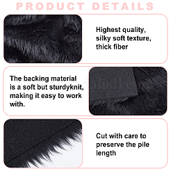 Imitation Rabbit Hair Faux Fur Polyester Fabric&nbsp;DIY-WH0032-91B