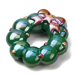 Christmas UV Plating Opaque Acrylic Beads&nbsp;AC-CBAC5B6-01C