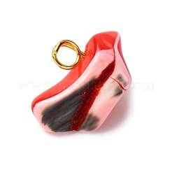 Dyed Natural Trochid Shell/Trochus Shell Pendants&nbsp;PALLOY-JF04483-02