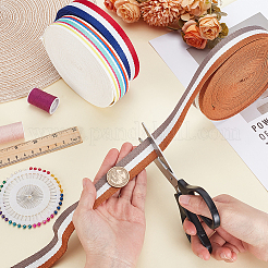 30 Yards 3 Styles Stripe Polyester Ribbons&nbsp;OCOR-PH0006-35
