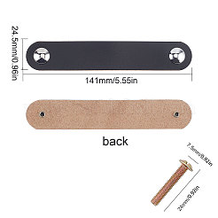 PU Leather Door Handles&nbsp;FIND-WH0052-52A
