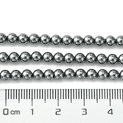テラヘルツストーンビーズ連売り  ラウンド  4mm  穴：0.8mm  約92個/連  15.24''（38.7センチメートル）&nbsp;G-Z034-B13-02
