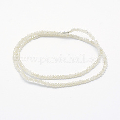 Electroplate Glass Beads Strands&nbsp;X-EGLA-J144-HR-C02