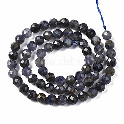 Natural Iolite/Cordierite/Dichroite Beads Strands&nbsp;G-T108-59