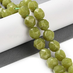 Natural Olive Jade Beads Strands&nbsp;G-NH0021-A17-02