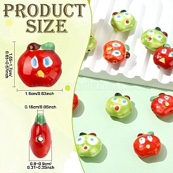 5Pcs Handmade Porcelain Beads&nbsp;PORC-YW0001-68A