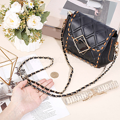 1Pc Imitation Leather & Aluminum Chain Bag Handles&nbsp;AJEW-CL0001-27B