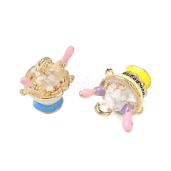 Alloy Enamel Pendants&nbsp;ENAM-P262-01G-M