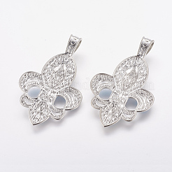 Antique Silver Tone Alloy Enamel Pendants&nbsp;PALLOY-N0072-06
