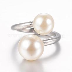 304 Stainless Steel Finger Rings&nbsp;STAS-G067-09
