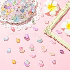 200Pcs 2 Styles Luminous Transparent Acrylic Beads&nbsp;RESI-CJ0005-19