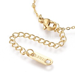 304 Stainless Steel Pendant Necklaces&nbsp;NJEW-K120-15G