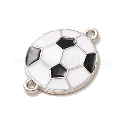 Sports Alloy Enamel Connector Charms&nbsp;AL-CBA3548-01P