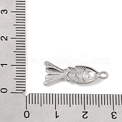 304ステンレスペンダント  魚のチャーム  ステンレス鋼色  23x9.5x3mm  穴：1.4mm&nbsp;SA-CBAA487-21P