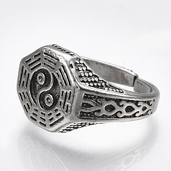 Alloy Cuff Finger Rings&nbsp;RJEW-T006-55