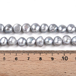 Natural Cultured Freshwater Pearl Beads Strands&nbsp;PEAR-N014-08J