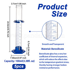 Glass Graduated Measuring Cylinder&nbsp;TOOL-WH0159-01E