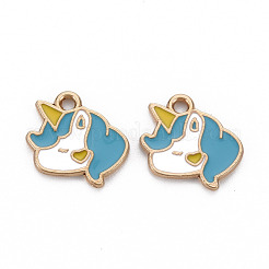 Alloy Enamel Pendants&nbsp;ENAM-N055-029A-NR