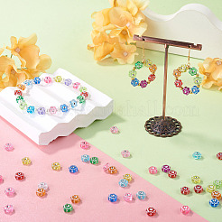 500Pcs Plastic Flower Beads&nbsp;KY-TADJ0001-07B