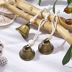 3Pcs 3 Styles Iron Bell Pendant Decorations&nbsp;HJEW-JM02174