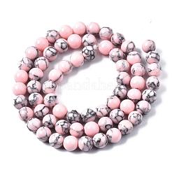 Dyed Synthetic Turquoise Gemstone Bead Strands&nbsp;TURQ-R032-6mm-XSS04