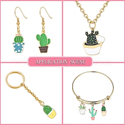 30Pcs 10 Styles Alloy Pendants&nbsp;ENAM-CJ0003-01