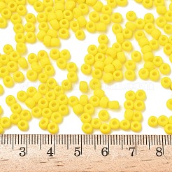 トーホー 6/0ラウンドビーズ  日本製シードビーズ  （42f）不透明なフロストタンポポ  4mm  穴：1.5mm  約168個/10g&nbsp;X-SEED-TR06-0042F