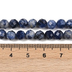 Natural Sodalite Beads Strands&nbsp;G-G281-B04-6mm