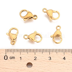 304 Stainless Steel Lobster Claw Clasps&nbsp;STAS-T040-PJ212-13