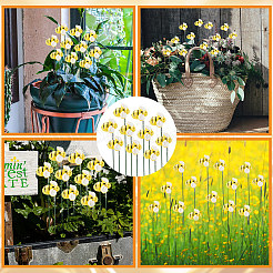 樹脂製ミツバチ 庭の杭 装飾 庭の芸術 装飾品  きいろ  320mm  10個/セット&nbsp;DIY-WH20002-72