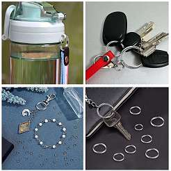700Pcs 7 Styles 201& 304 Stainless Steel Split Rings&nbsp;STAS-CJ0002-17