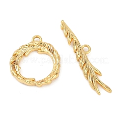 Brass Toggle Clasps&nbsp;KK-K391-03G