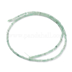 天然石グリーンアベンチュリンビーズ連売り  コラム  2x2mm  穴：0.8mm  約154~160個/連  15.16~15.75インチ（38.5~40cm）&nbsp;G-H255-16