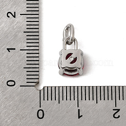 12Pcs Birthstone Theme 304 Stainless Steel Charms&nbsp;STAS-B128-60P