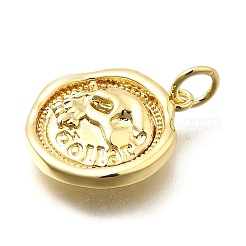 Brass Pendants&nbsp;KK-S508-09G