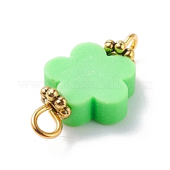 Handmade Polymer Clay Flower Link Connectors&nbsp;PALLOY-JF01124