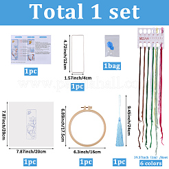 DIY Bookmarks Embroidery Starter Kit&nbsp;DIY-WH20816-004B
