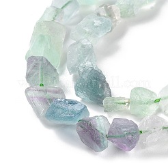 Raw Rough Natural Fluorite Beads Strands&nbsp;G-B065-C19