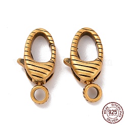 925 Sterling Silver Swivel Clasps&nbsp;STER-D036-09AG